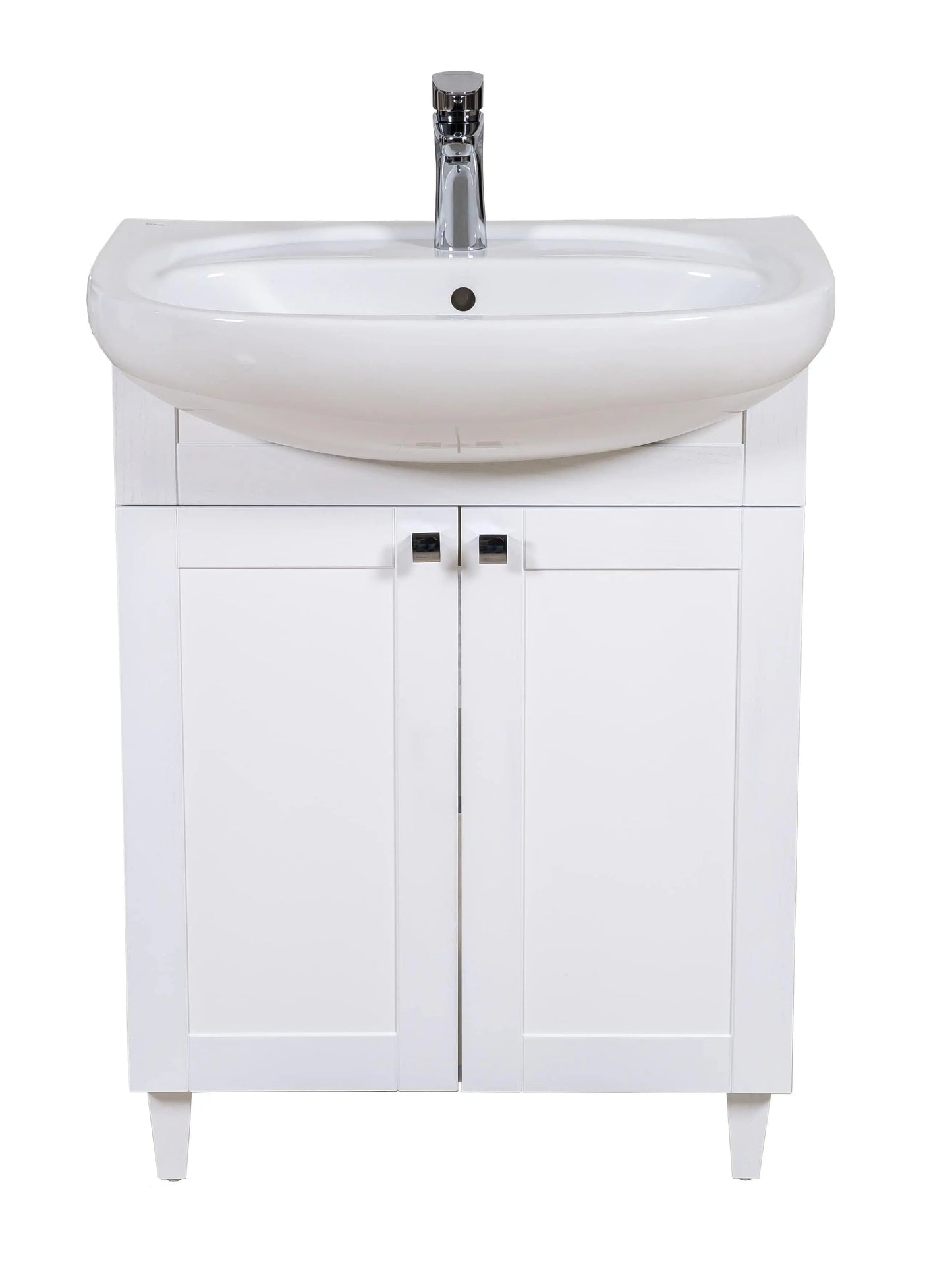 Mobilier de baie pe pardoseală Woodmix, Alb Aqua Rodos