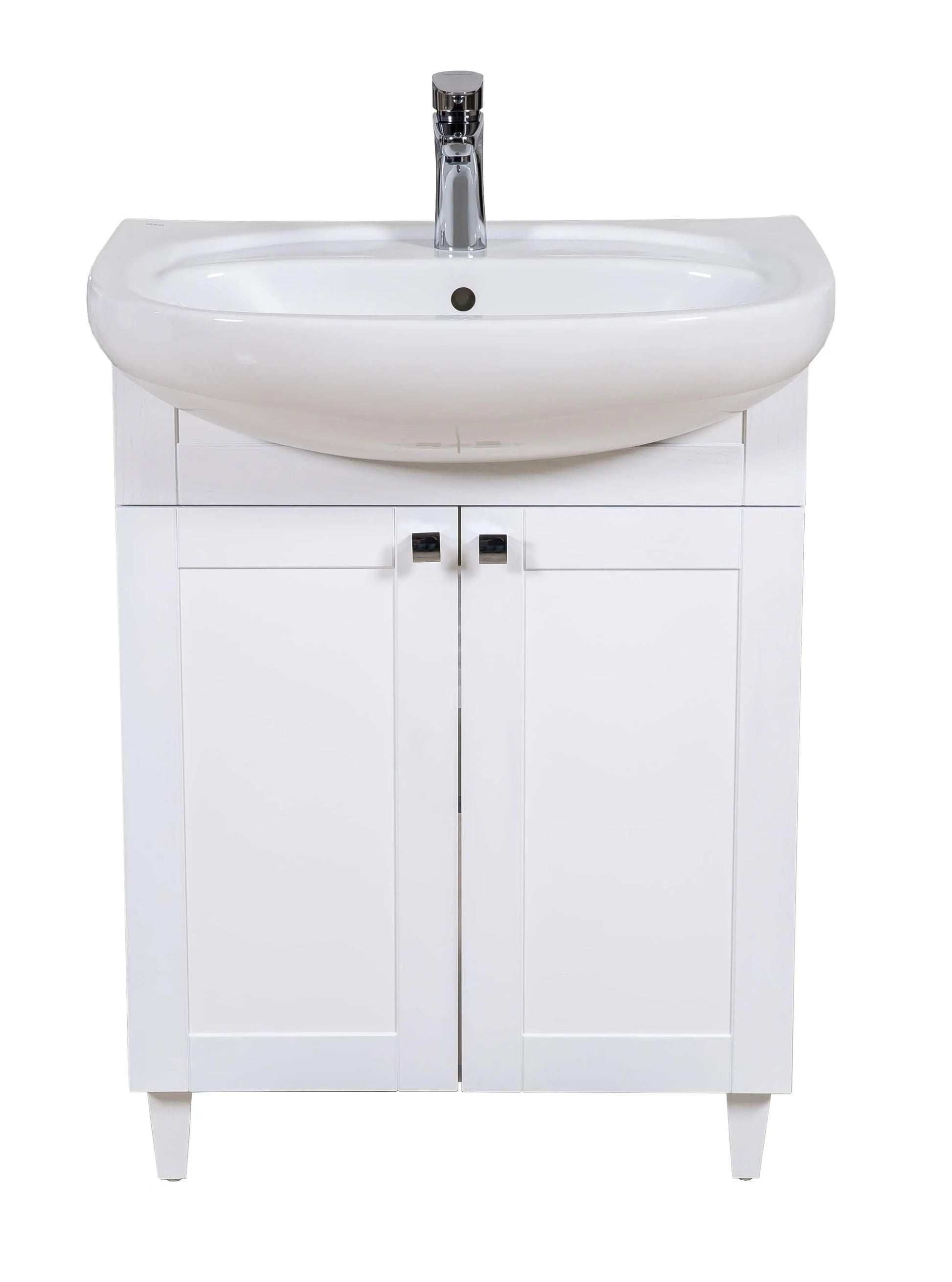 Mobilier de baie pe pardoseală Woodmix, Alb Aqua Rodos
