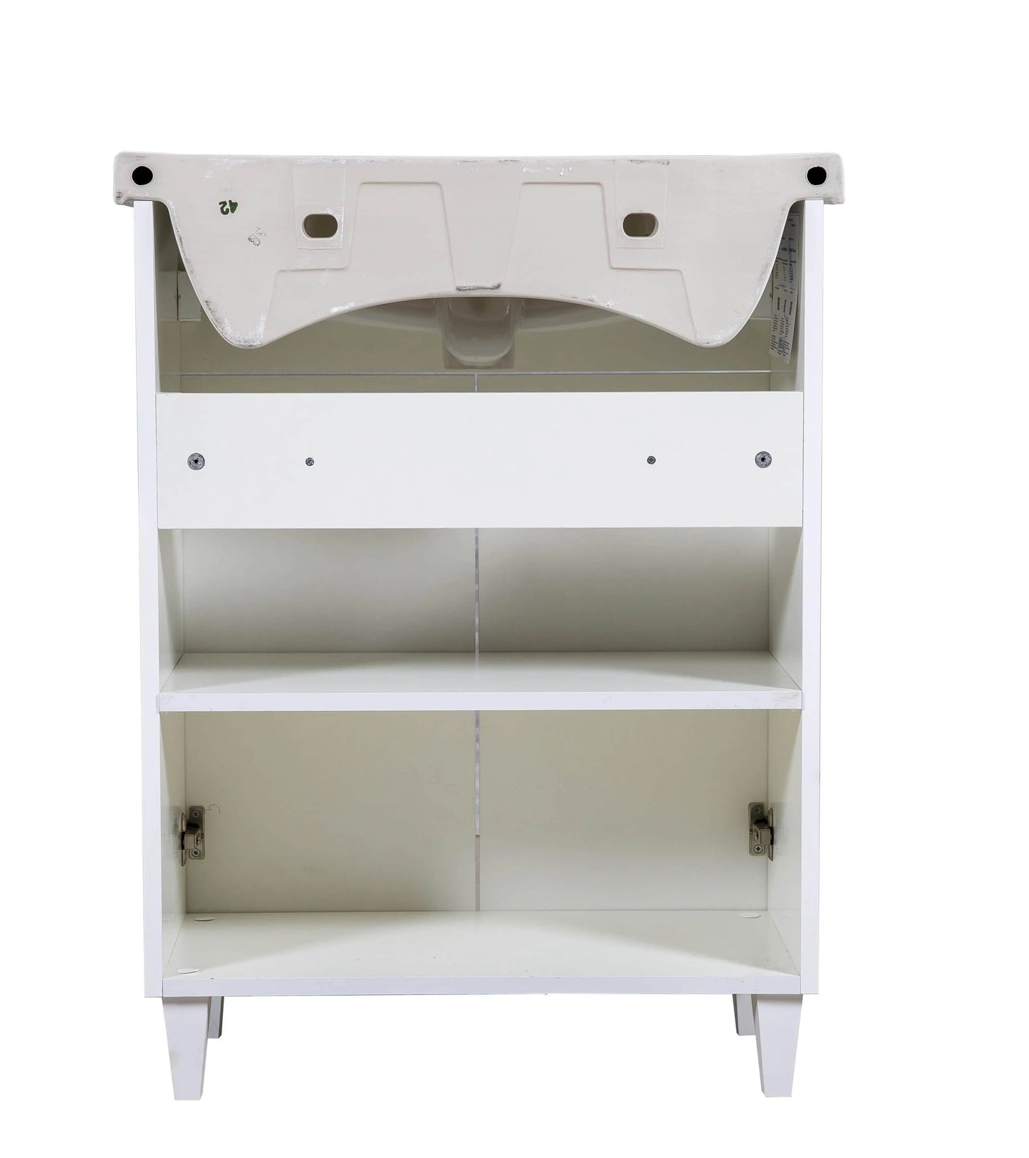 Mobilier de baie pe pardoseală Woodmix, Alb Aqua Rodos