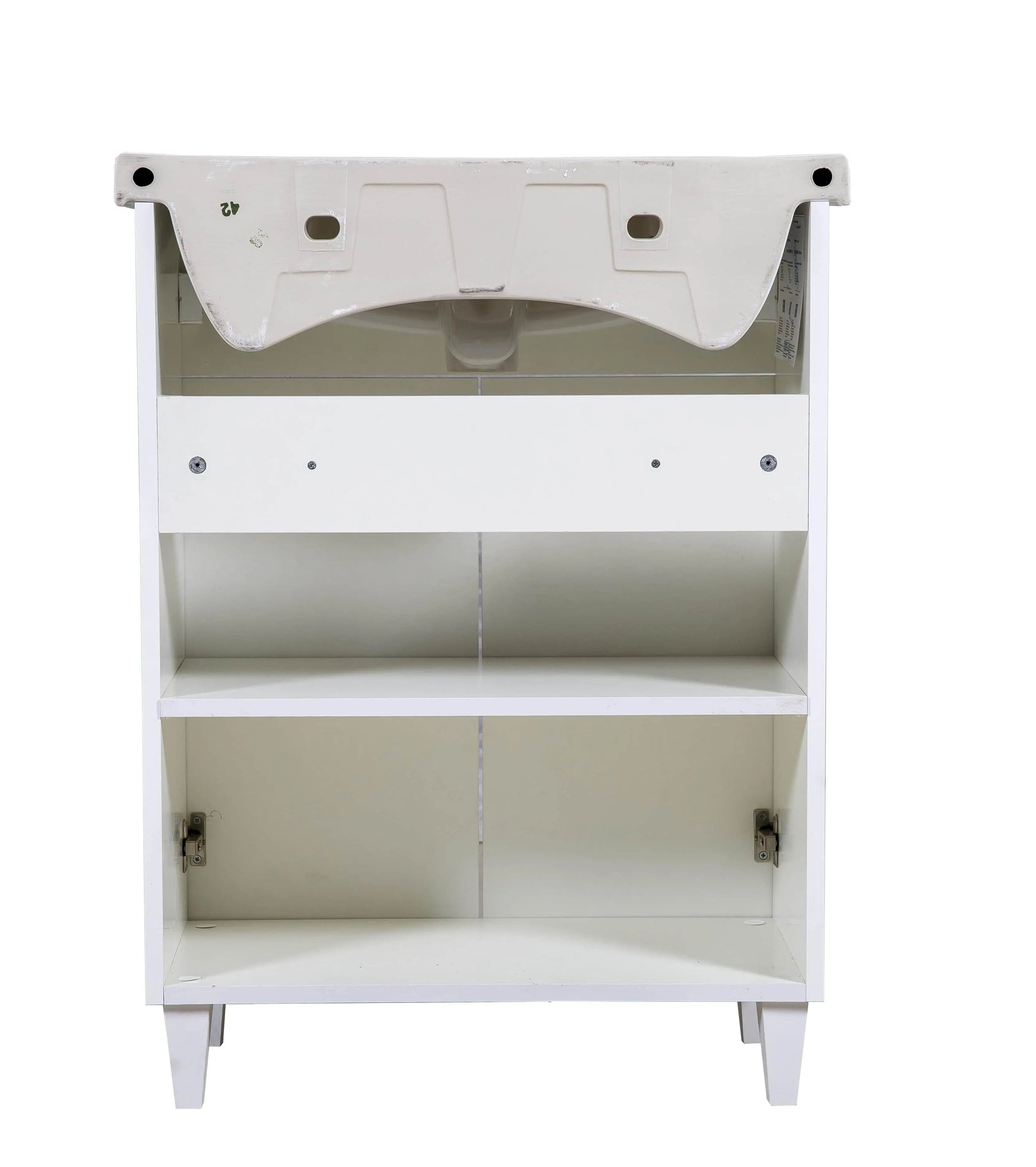 Mobilier de baie pe pardoseală Woodmix, Alb Aqua Rodos