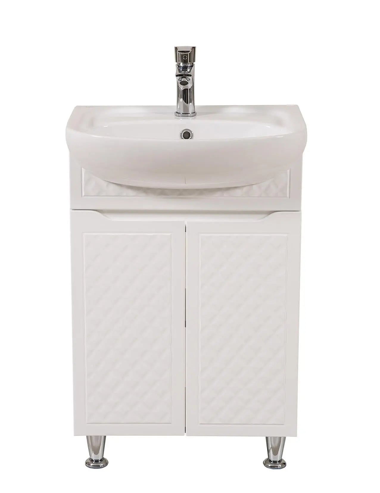 Mobilier de baie pe pardoseală Rodors, Alb Aqua Rodos