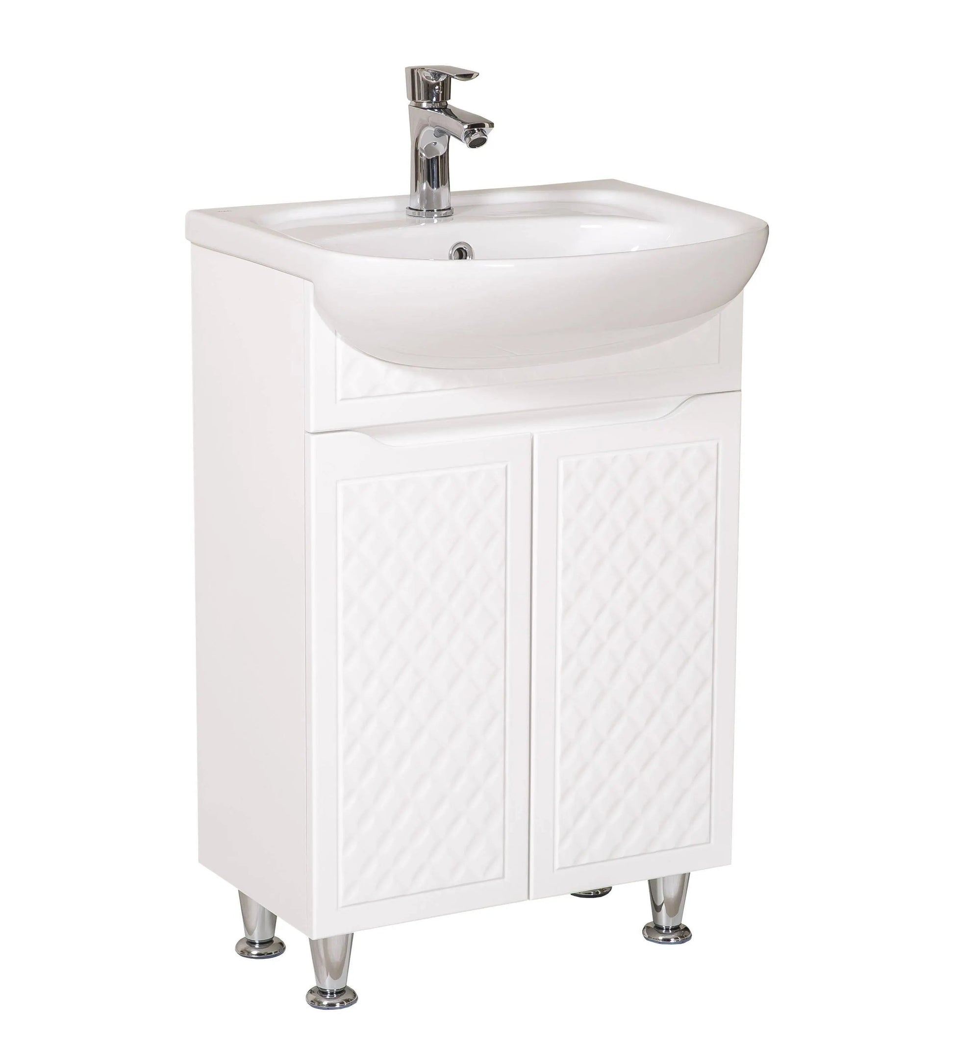 Mobilier de baie pe pardoseală Rodors, Alb Aqua Rodos