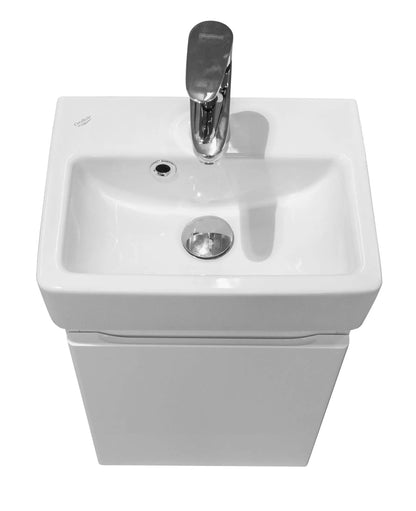 Mobilier de baie suspendat Accent alb AquaRodos