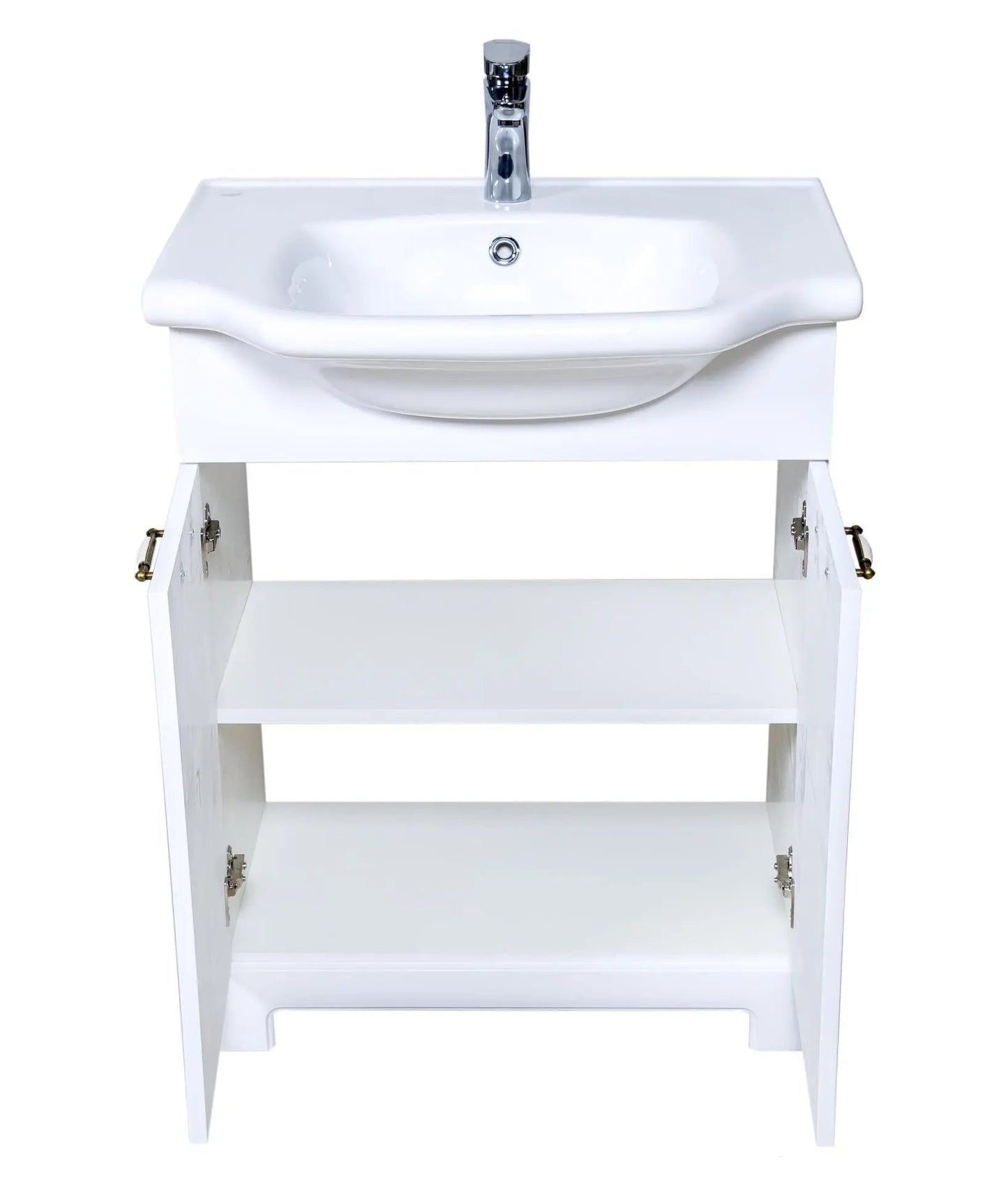 Mobilier de baie pe pardoseală Classic Alb Aqua Rodos