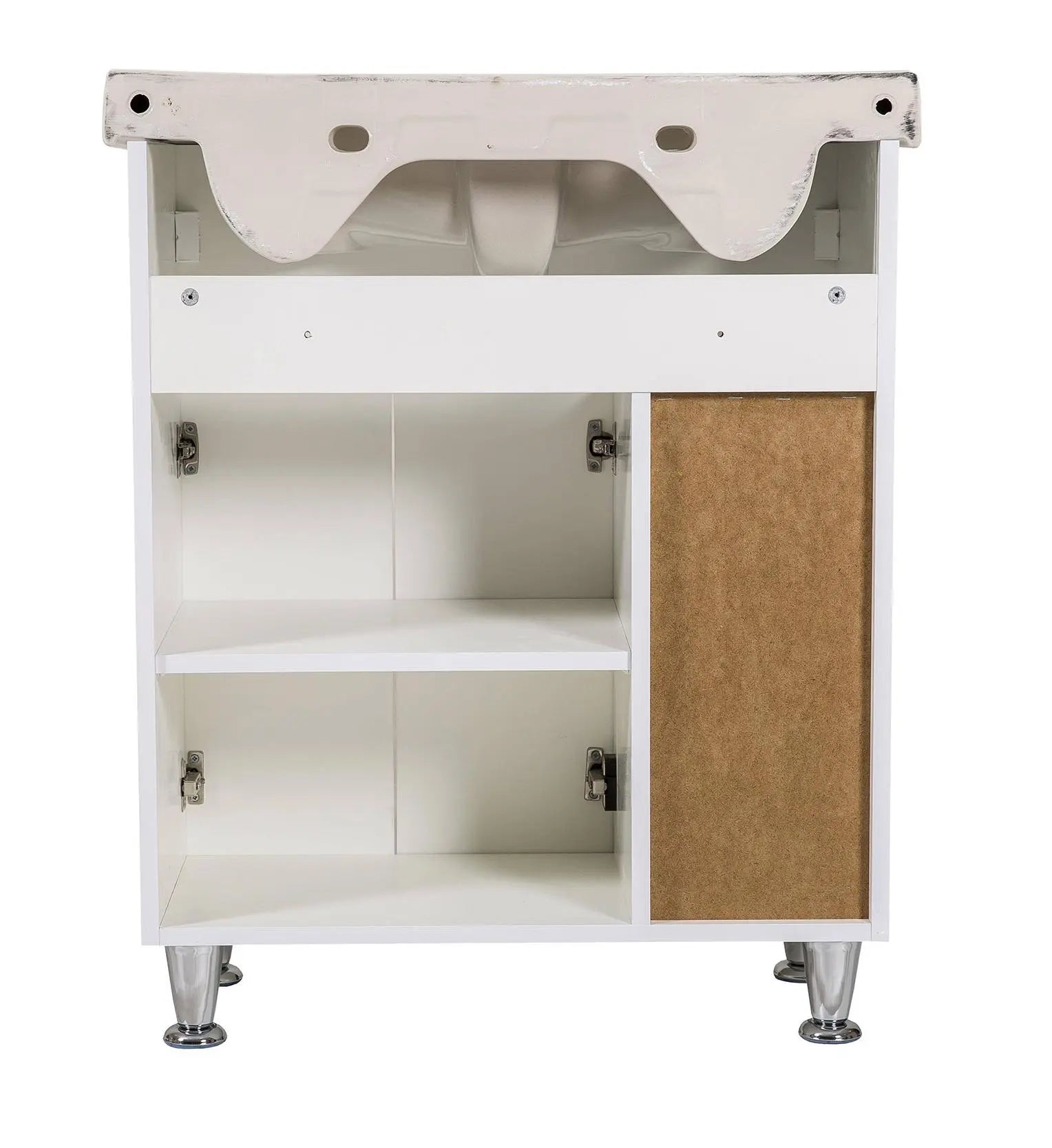 Mobilier de baie pe pardoseală Rodors, Alb Aqua Rodos