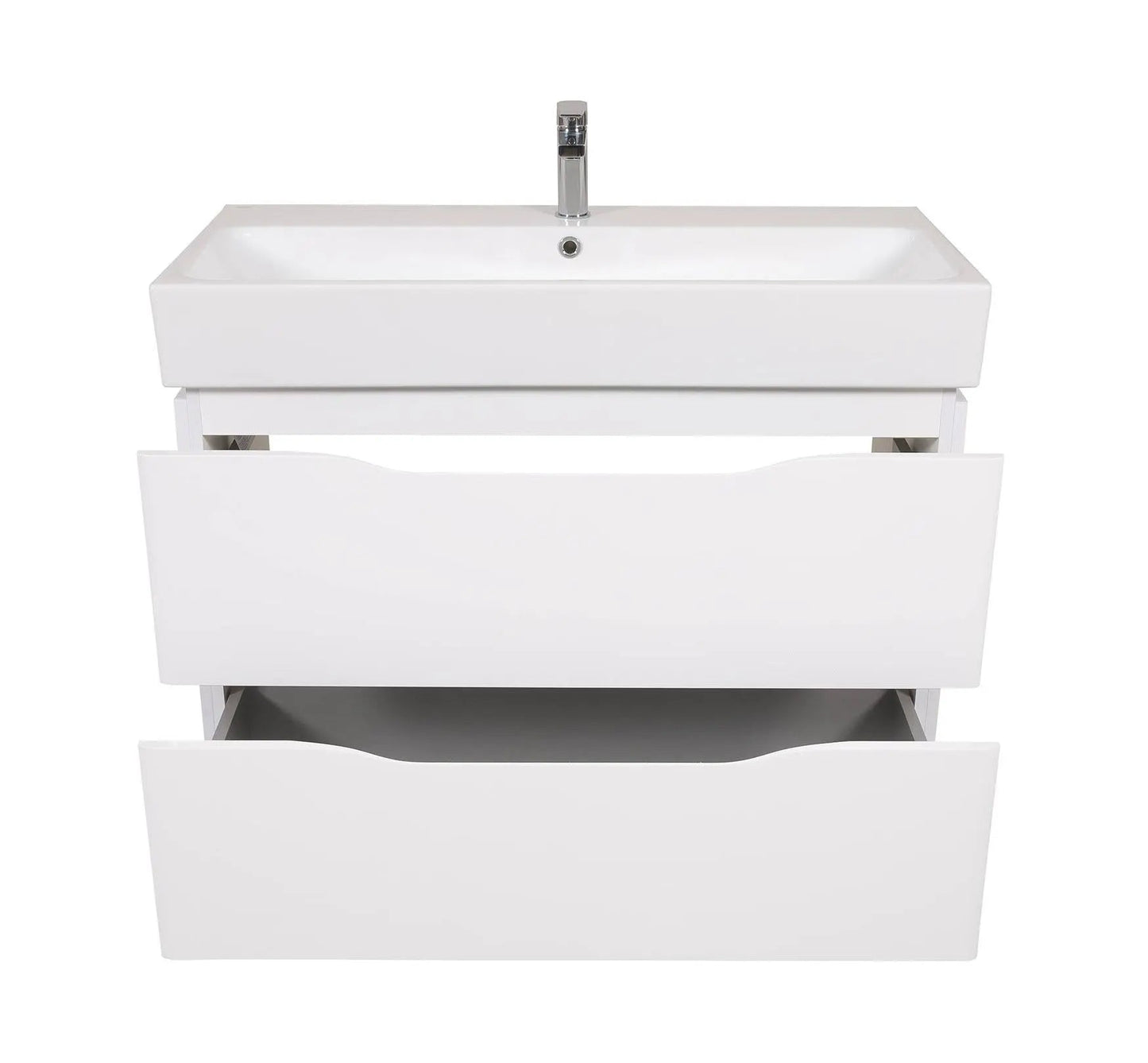 Mobilier de baie pe pardoseală Venice, Alb (Pinto) AquaRodos