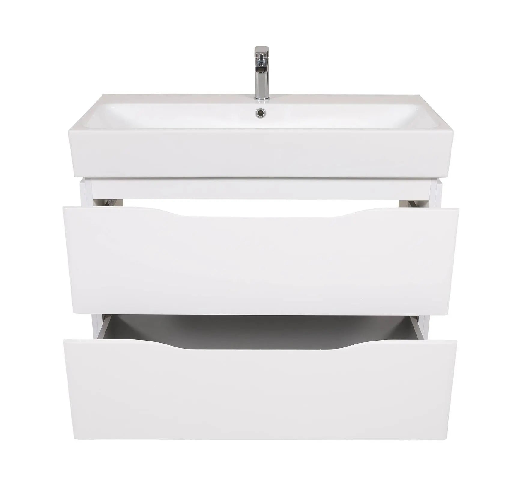 Mobilier de baie pe pardoseală Venice, Alb (Pinto) AquaRodos