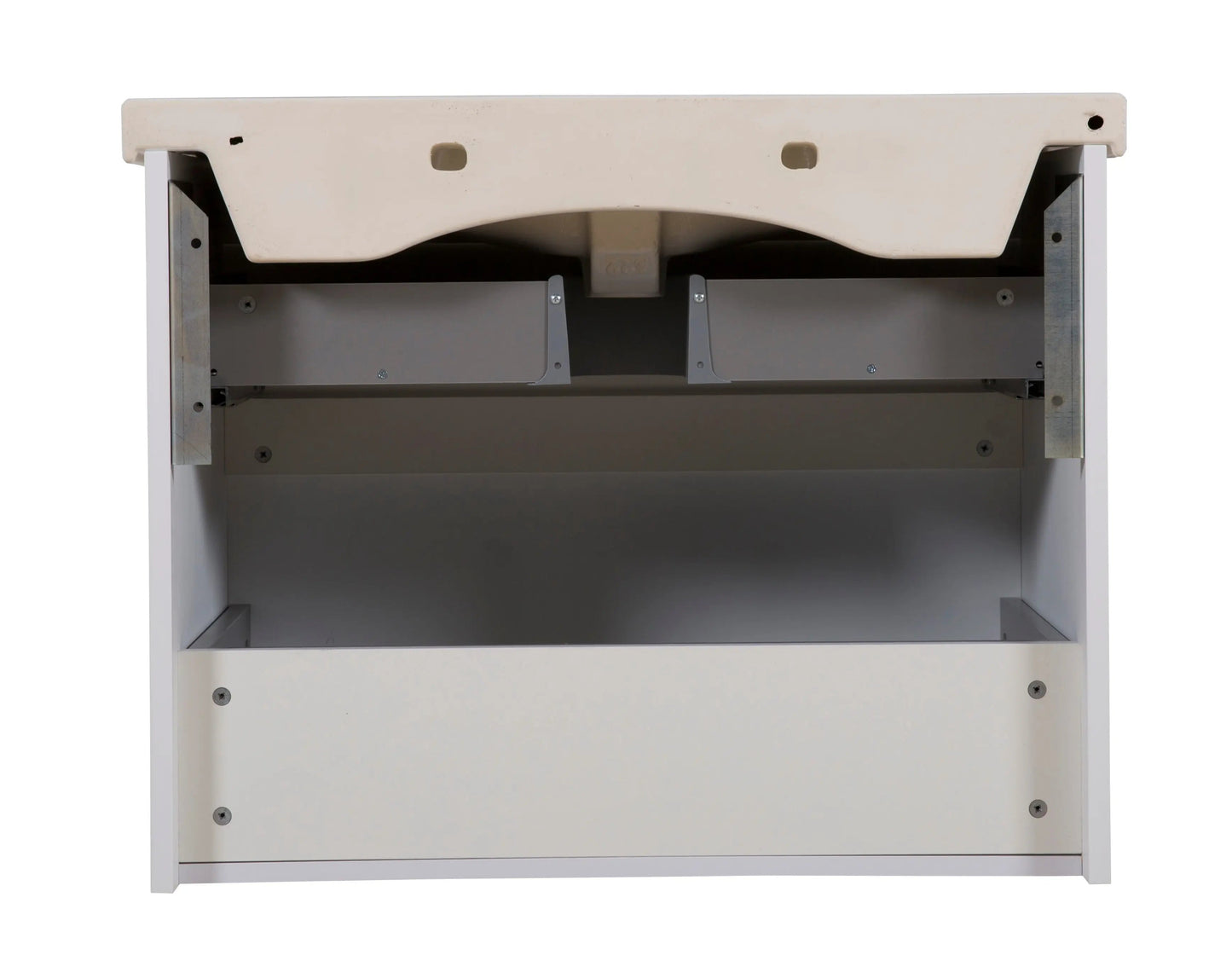 Mobilier de baie suspendat Elite, Alb Mat Aqua Rodos