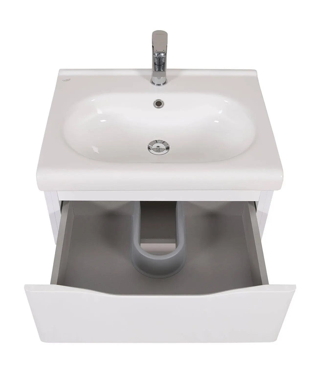Mobilier de baie suspendat Venice, Alb (City) Aqua Rodos