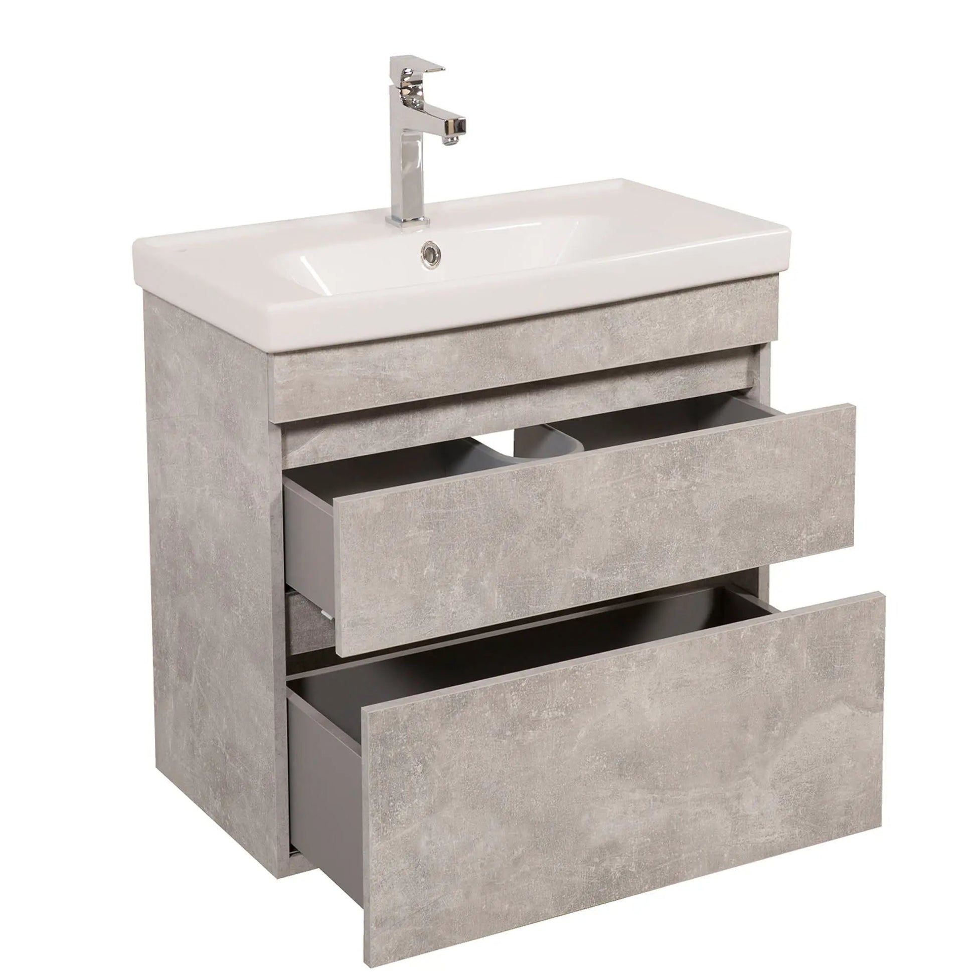 Mobilier de baie suspendat Vintage, Industrial Aqua Rodos
