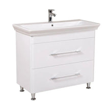 Mobilier de baie pe pardoseală Paola, Alb Aqua Rodos