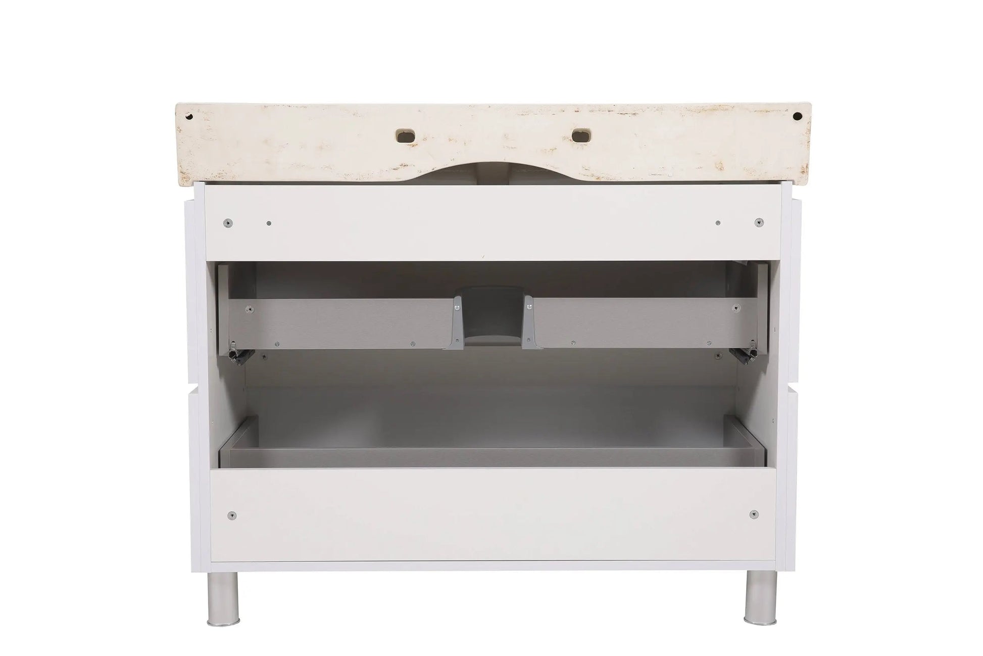 Mobilier de baie pe pardoseală Venice, Alb (Pinto) AquaRodos