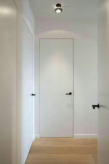 Ușă de interior Filomuro – sistem ascuns, design minimalist, finisaj alb mat, livrare rapidă www.olivy.ro