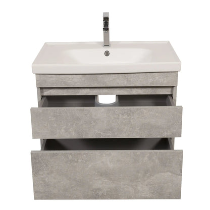 Mobilier de baie suspendat Vintage, Industrial Aqua Rodos