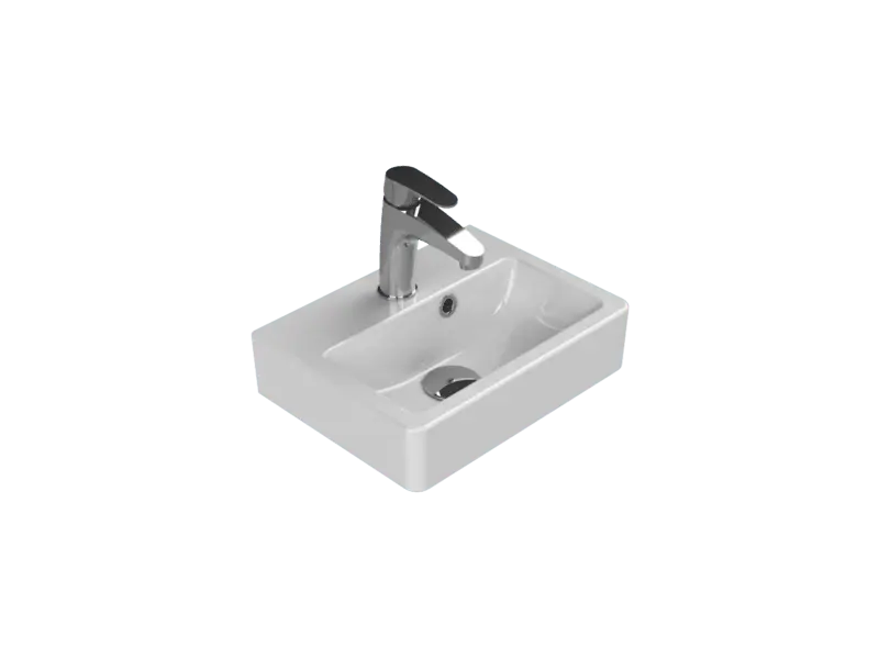 Mobilier de baie suspendat Accent alb AquaRodos