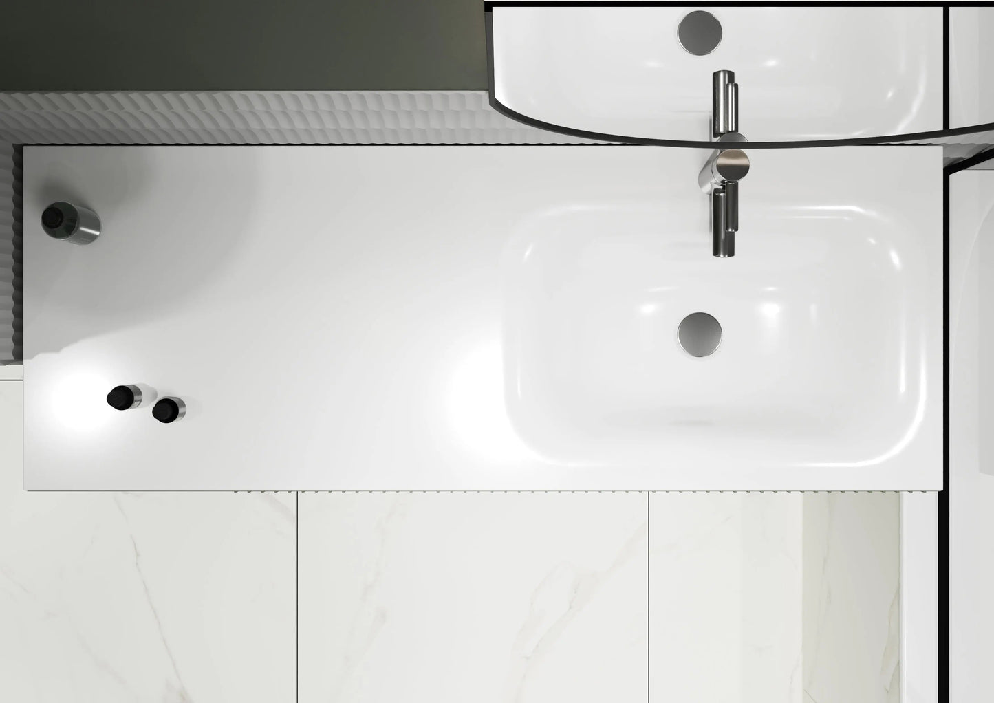 Einbauwaschbecken Jessel 1200 R – Miraggio