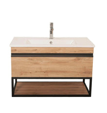 Mobilier de baie suspendat Loft Iron, Seville Aqua Rodos