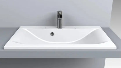 Aufsatzwaschbecken Berlin Weiß – Miraggio