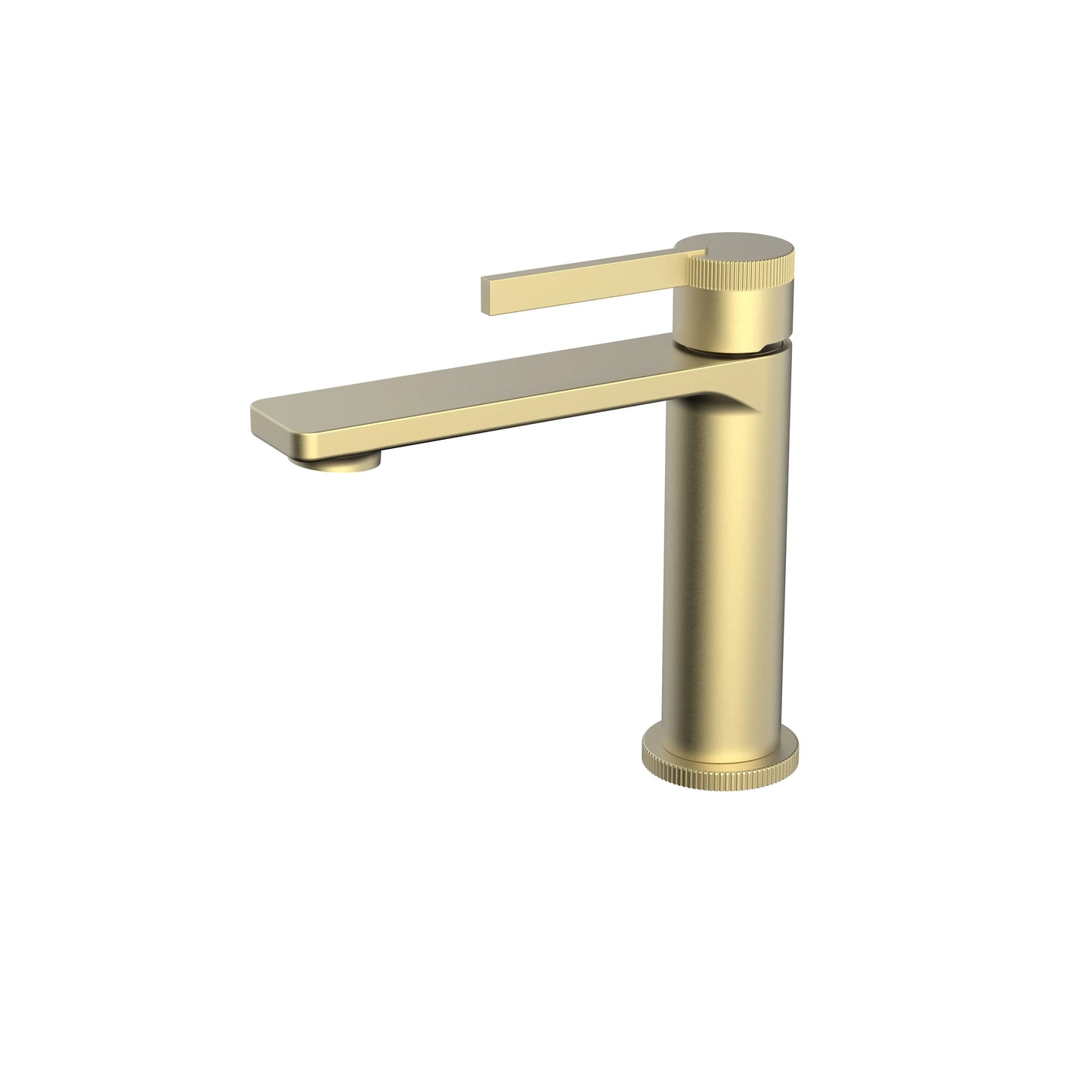 Waschbeckenarmatur aus Messing – vertikales Design in Gold