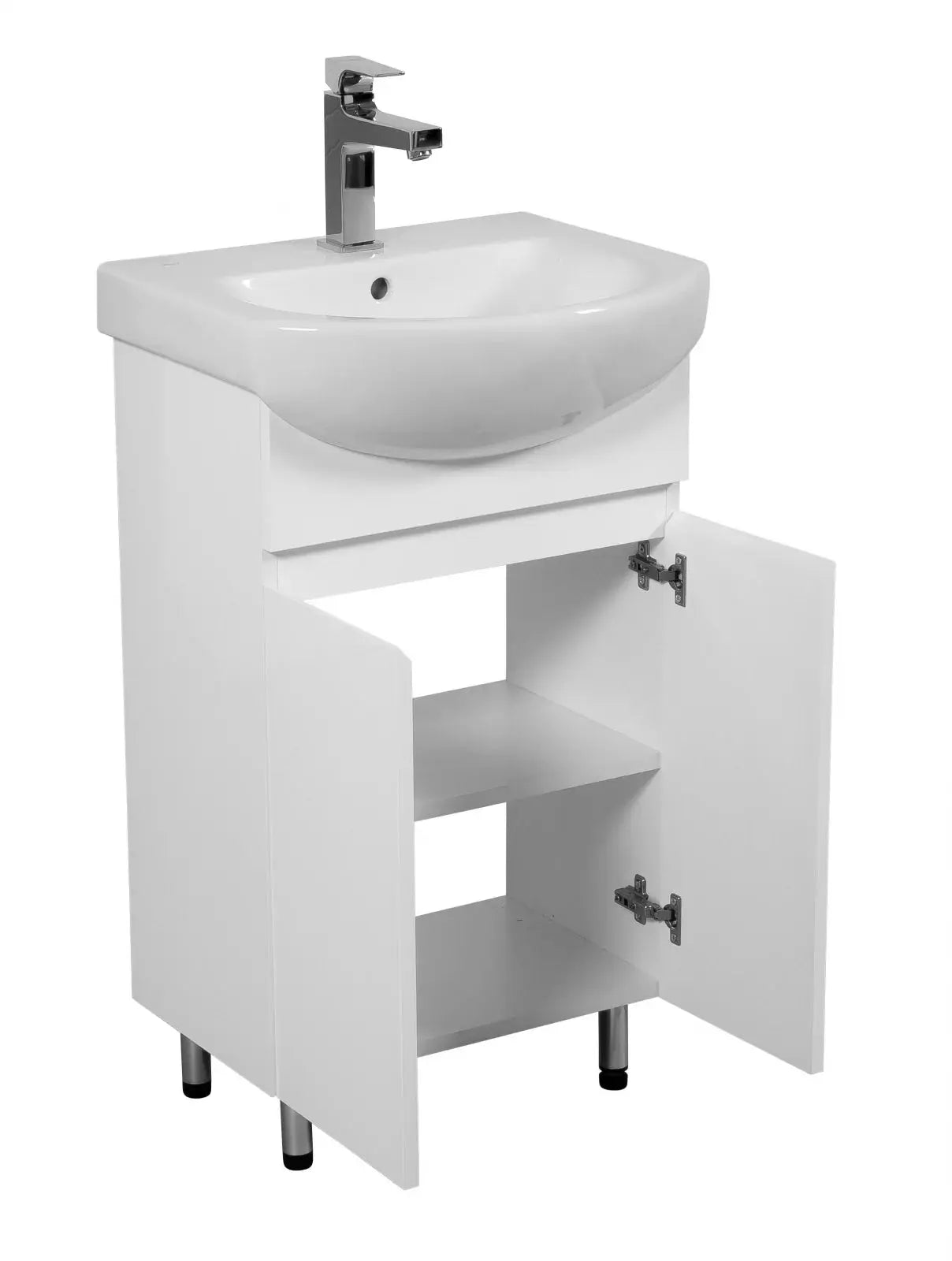 Mobilier de baie pe pardoseală Sity, Alb Aqua Rodos