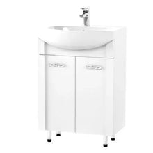 Mobilier de baie pe pardoseală Anita, Alb Aqua Rodos