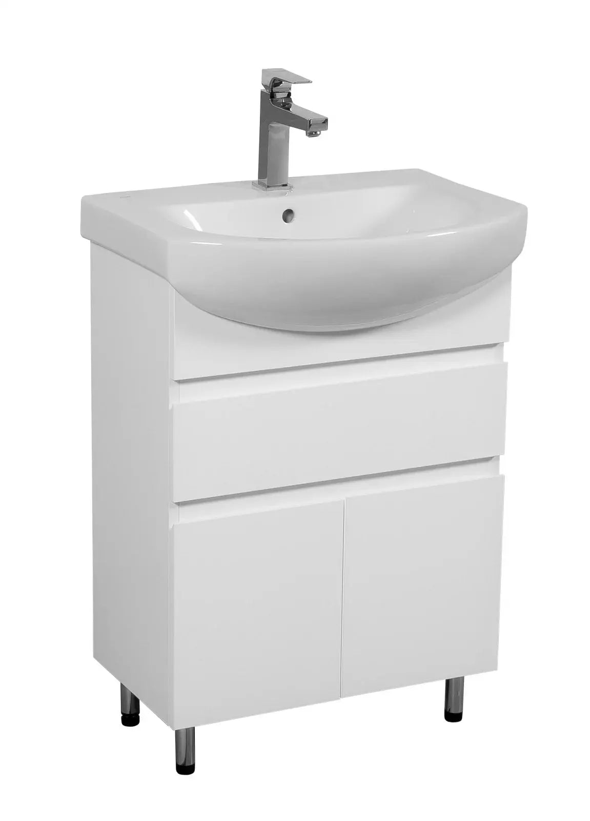 Mobilier de baie pe pardoseală Sity, Alb Aqua Rodos