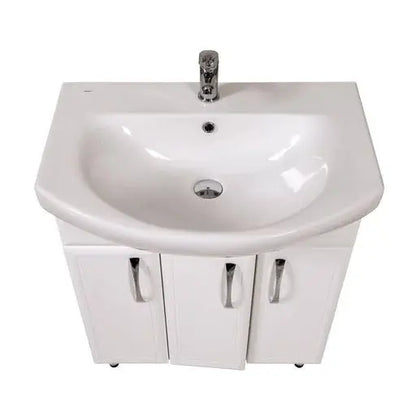 Mobilier de baie pe pardoseală Decor, Alb Aqua Rodos