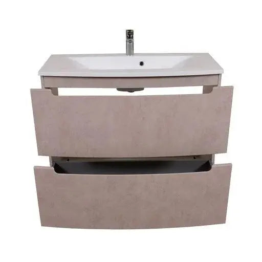 Mobilier de baie pe pardoseală Headway beton-beige Aqua Rodos