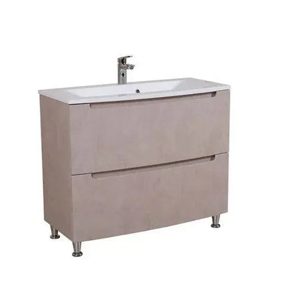 Mobilier de baie pe pardoseală Headway beton-beige Aqua Rodos