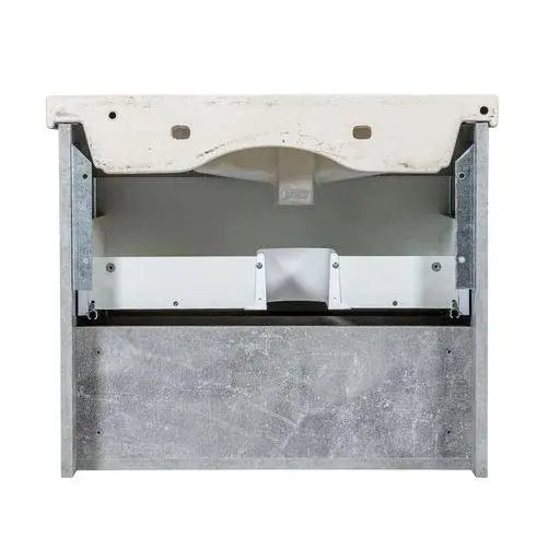 Mobilier de baie suspendat Edda, Beton Aqua Rodos