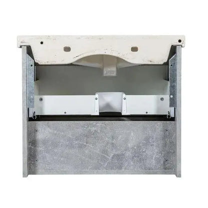 Mobilier de baie suspendat Edda, Beton Aqua Rodos