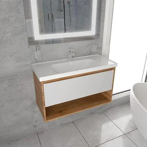 Mobilier de baie suspendat Edda, Sevilya Aqua Rodos
