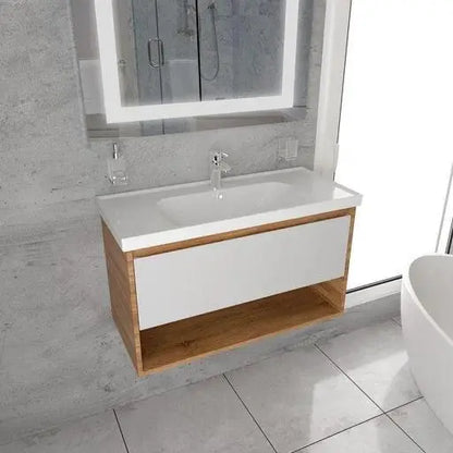Mobilier de baie suspendat Edda, Sevilya Aqua Rodos