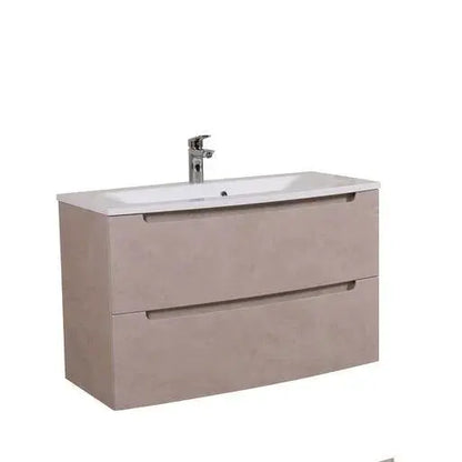 Mobilier de baie suspendat Headway beton-beige Aqua Rodos