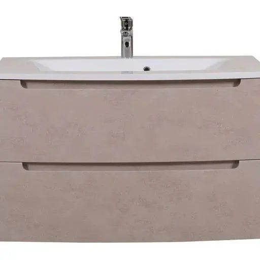 Mobilier de baie suspendat Headway beton-beige Aqua Rodos