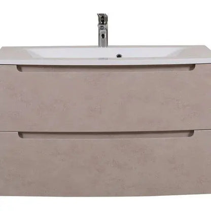 Mobilier de baie suspendat Headway beton-beige Aqua Rodos