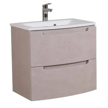 Mobilier de baie suspendat Headway beton-beige Aqua Rodos
