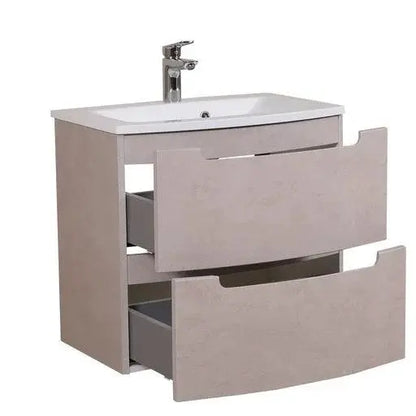 Mobilier de baie suspendat Headway beton-beige Aqua Rodos