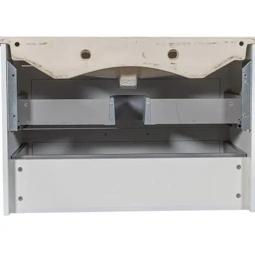 Mobilier de baie suspedat Inari, Alb Aqua Rodos