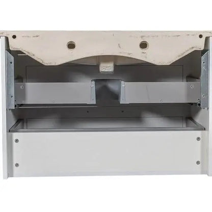 Mobilier de baie suspedat Inari, Alb Aqua Rodos