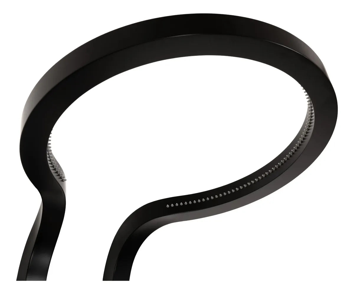 LED-Rundduschpaneel Black Round – modernes Design mit Wasserfall-Dusche und Premium-Funktionen