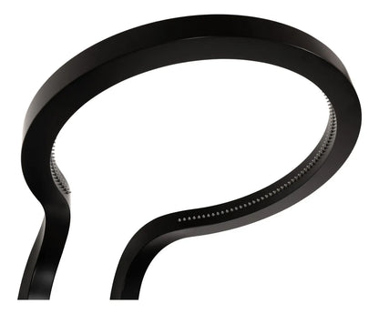 LED-Rundduschpaneel Black Round – modernes Design mit Wasserfall-Dusche und Premium-Funktionen