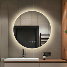 Oglindă Baie LED cu functie Dezaburire, Ceas ,Trei tipuri de lumină ,J170 www.olivy.ro