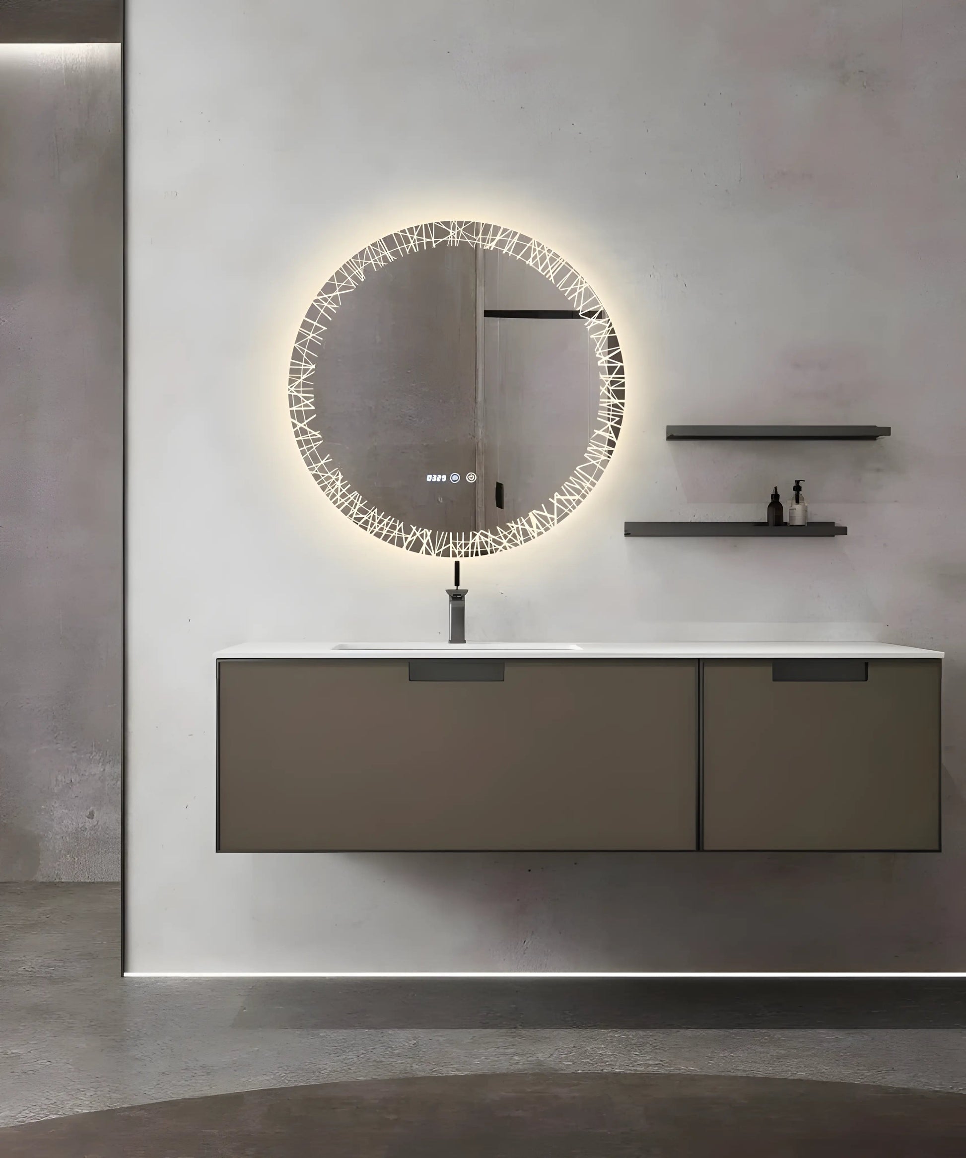 Oglindă Baie LED 70x70 cm cu functie Dezaburire J176 Smack