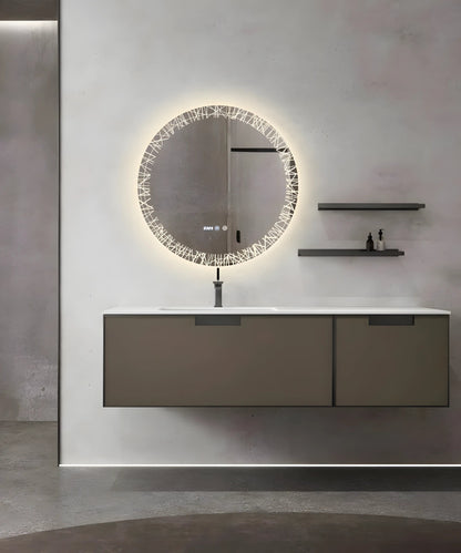 Oglindă Baie LED 70x70 cm cu functie Dezaburire J176 Smack