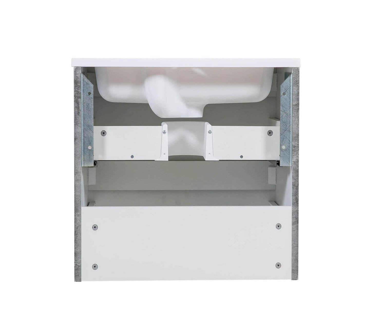 Mobilier de baie suspendat Accent gri Aqua Rodos