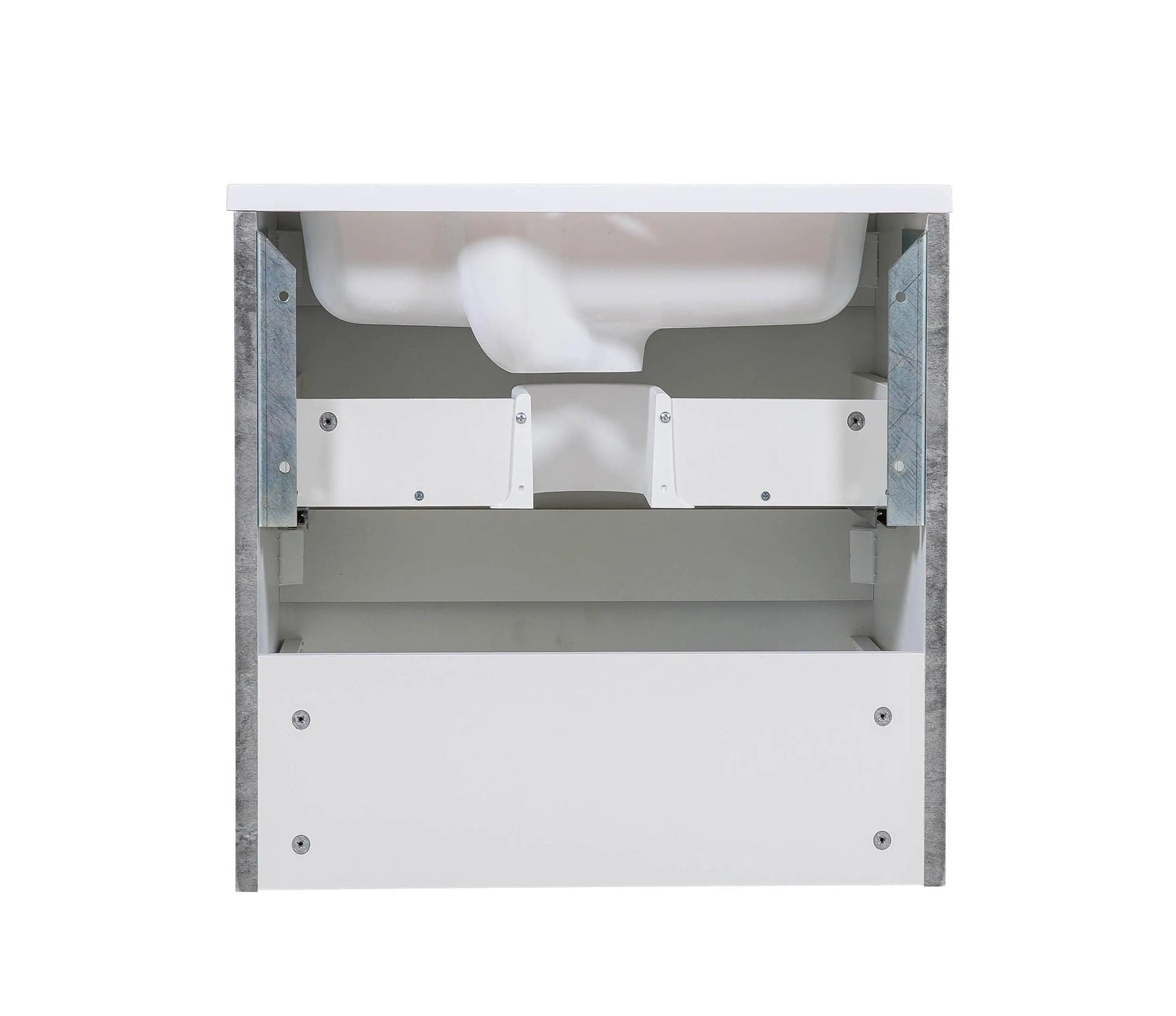 Mobilier de baie suspendat Accent gri Aqua Rodos