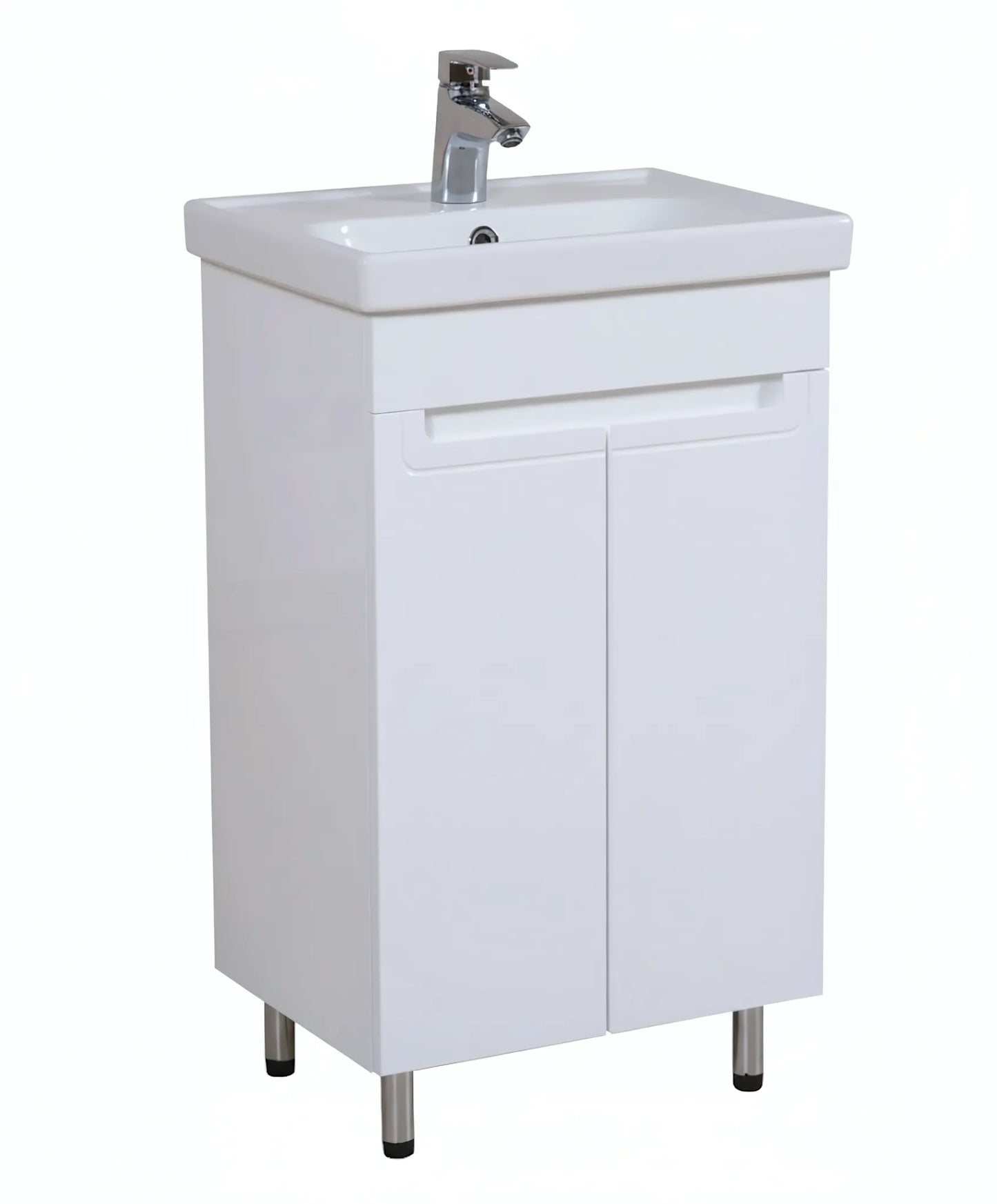 Badmöbel Set Omega – Stand-Unterschrank inkl. Keramikwaschbecken