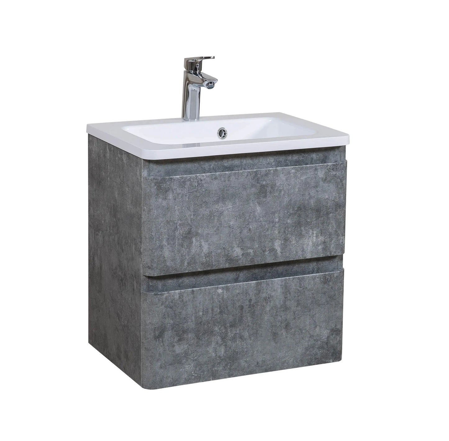 Mobilier de baie suspendat Accent gri Aqua Rodos