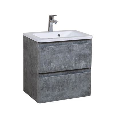 Mobilier de baie suspendat Accent gri Aqua Rodos